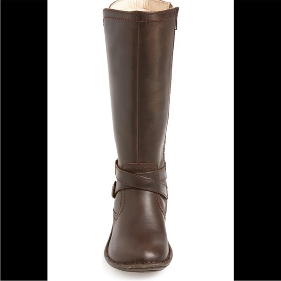 UGG Rosen Tall Leather Boots with Wool Lining - Size 7 NWOT - Picture 3 of 5